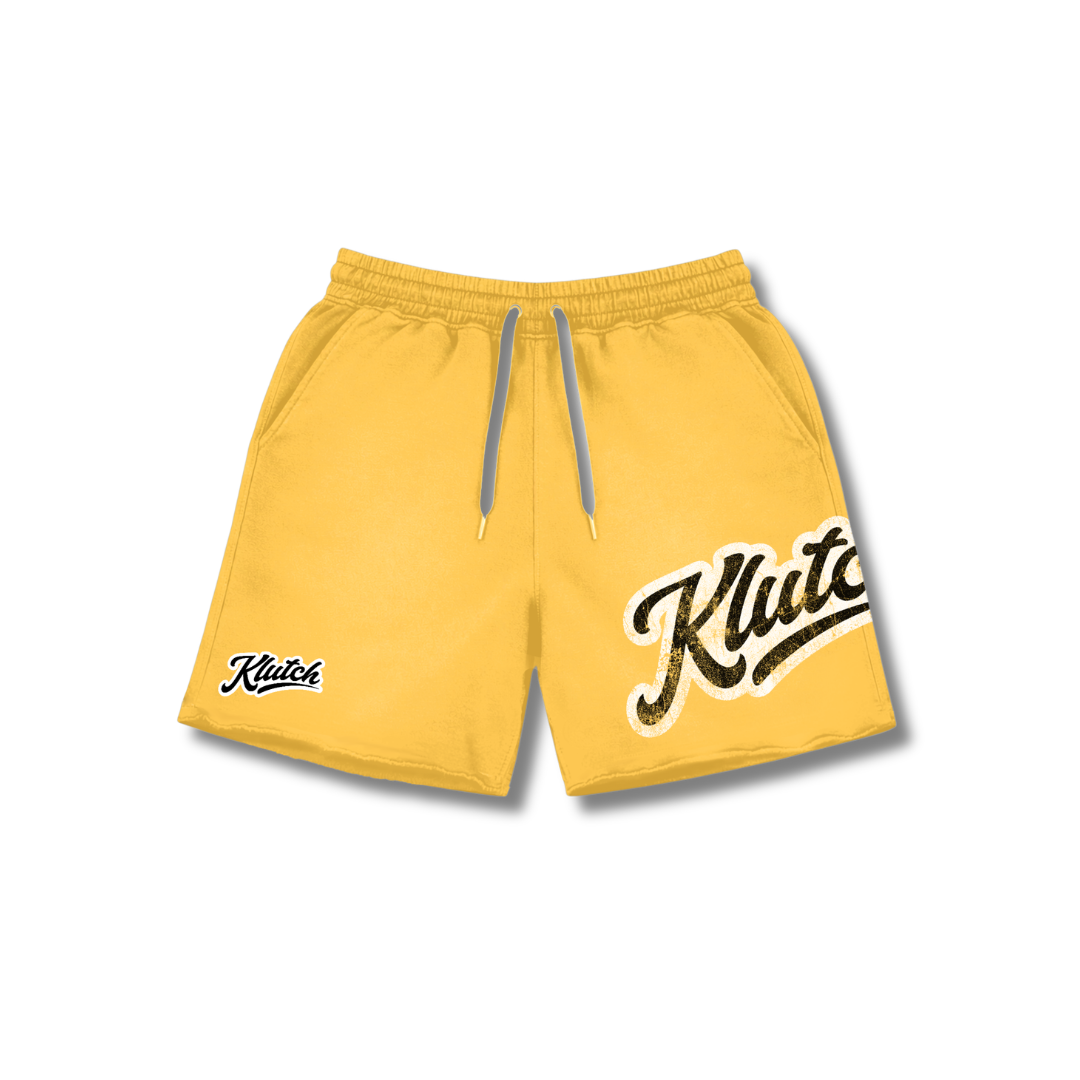 KLUTCH STAMPED SHORTS (YELLOW)