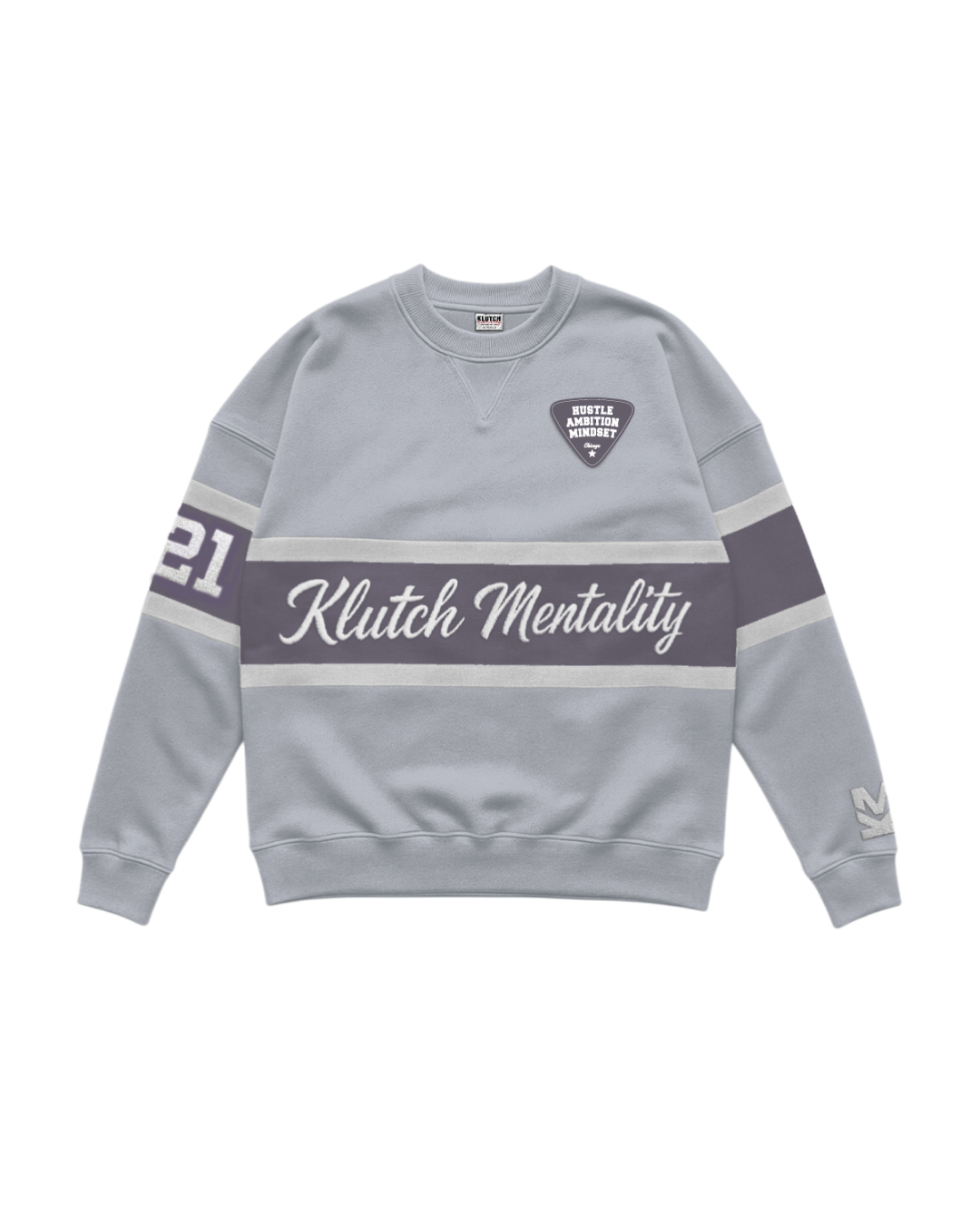 KLUTCH SIGNATURE CREWNECK [GREY]