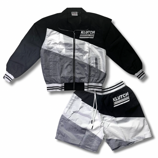 RETRO WINDBREAKER SET [BLACK]