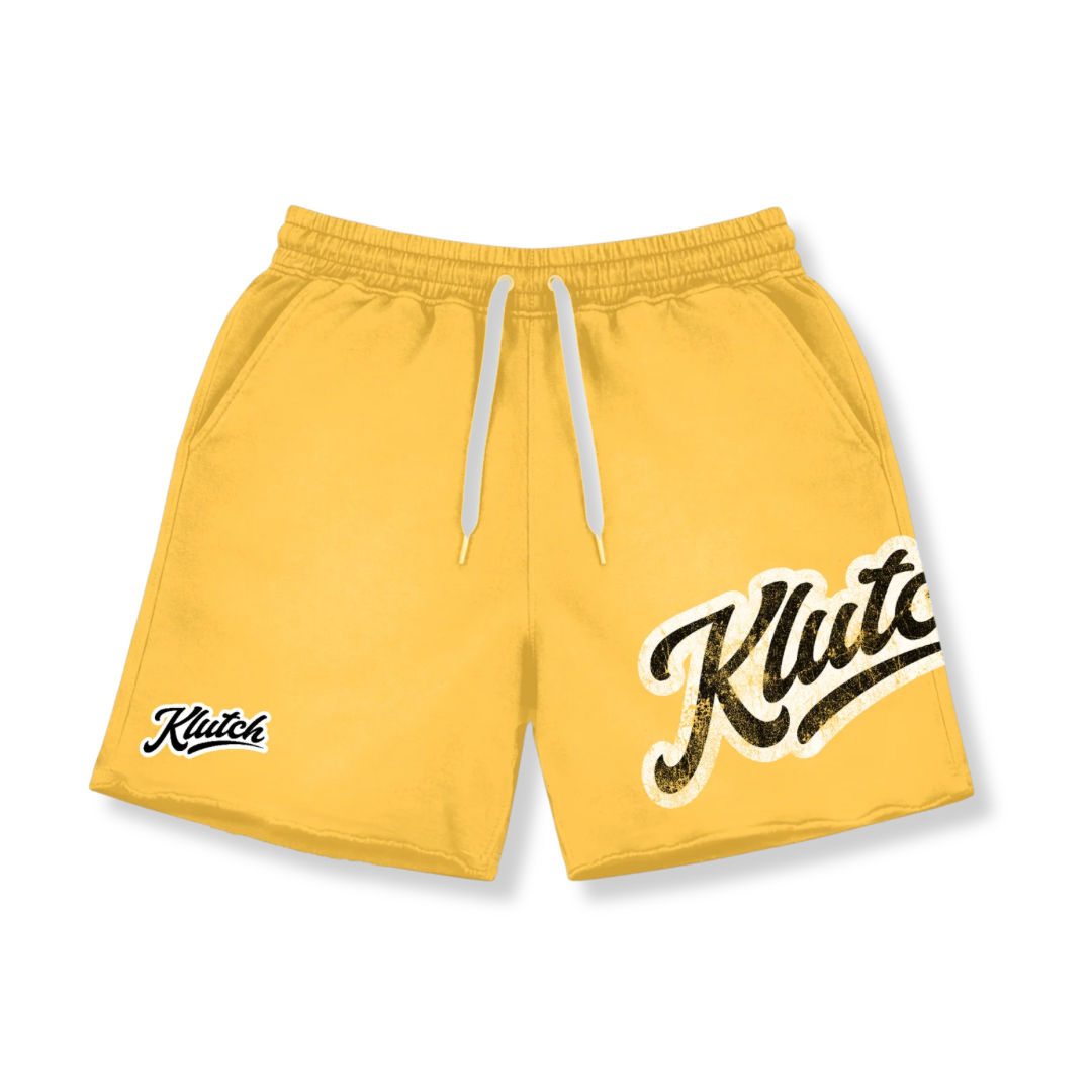 Stamped Shorts Yellow