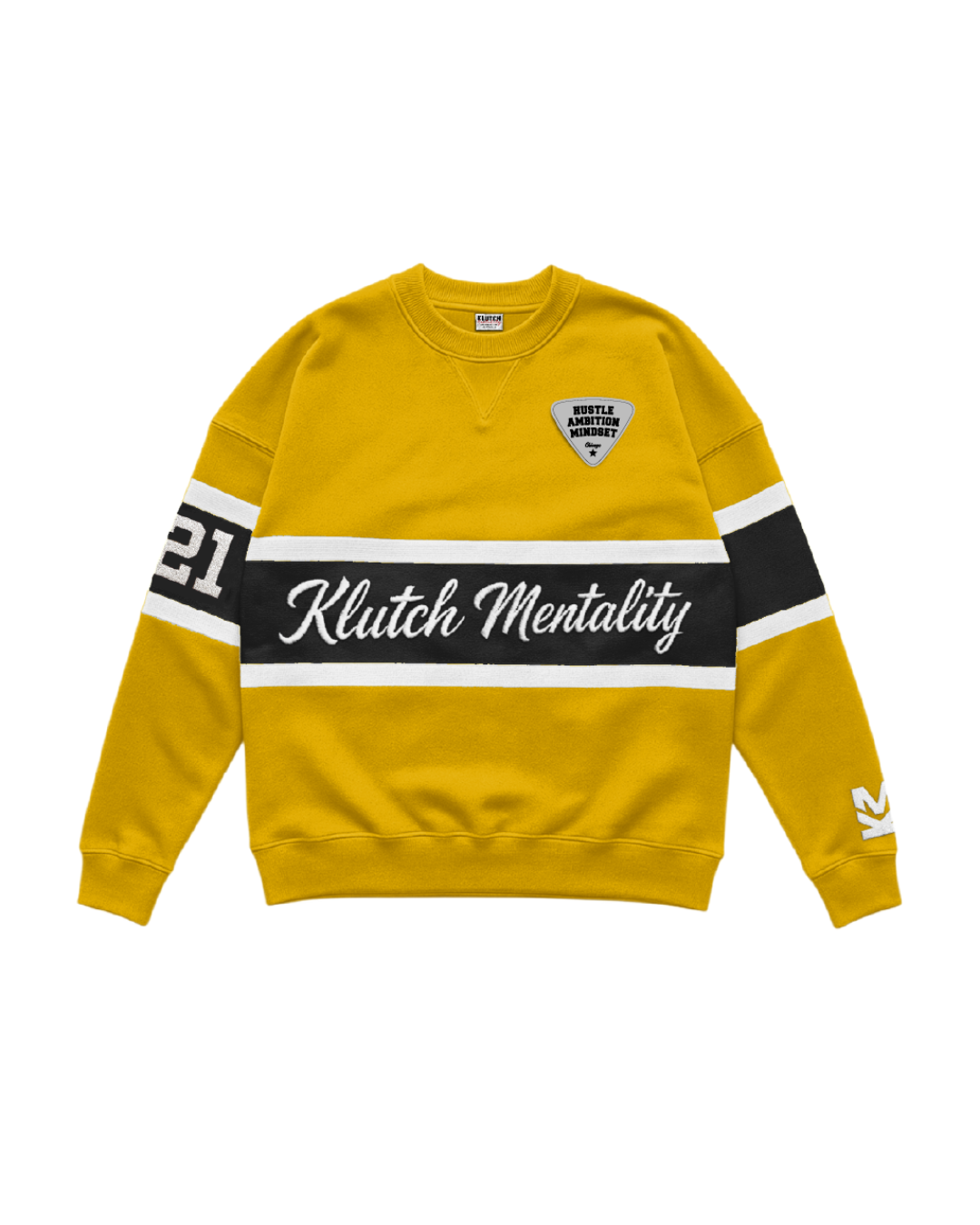 KLUTCH SIGNATURE CREWNECK [YELLOW]