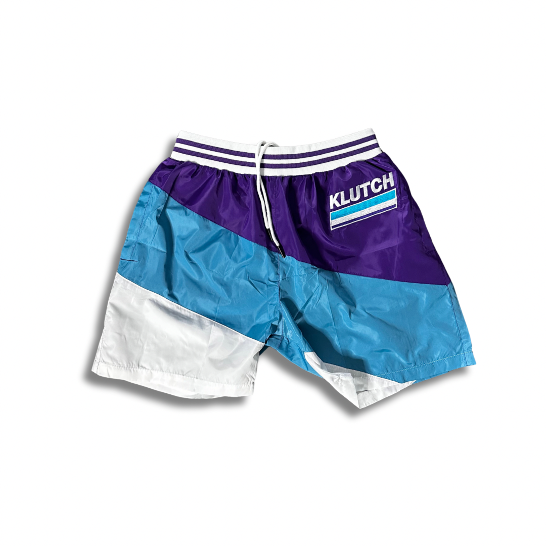 RETRO WINDBREAKER SHORTS [GRAPE]