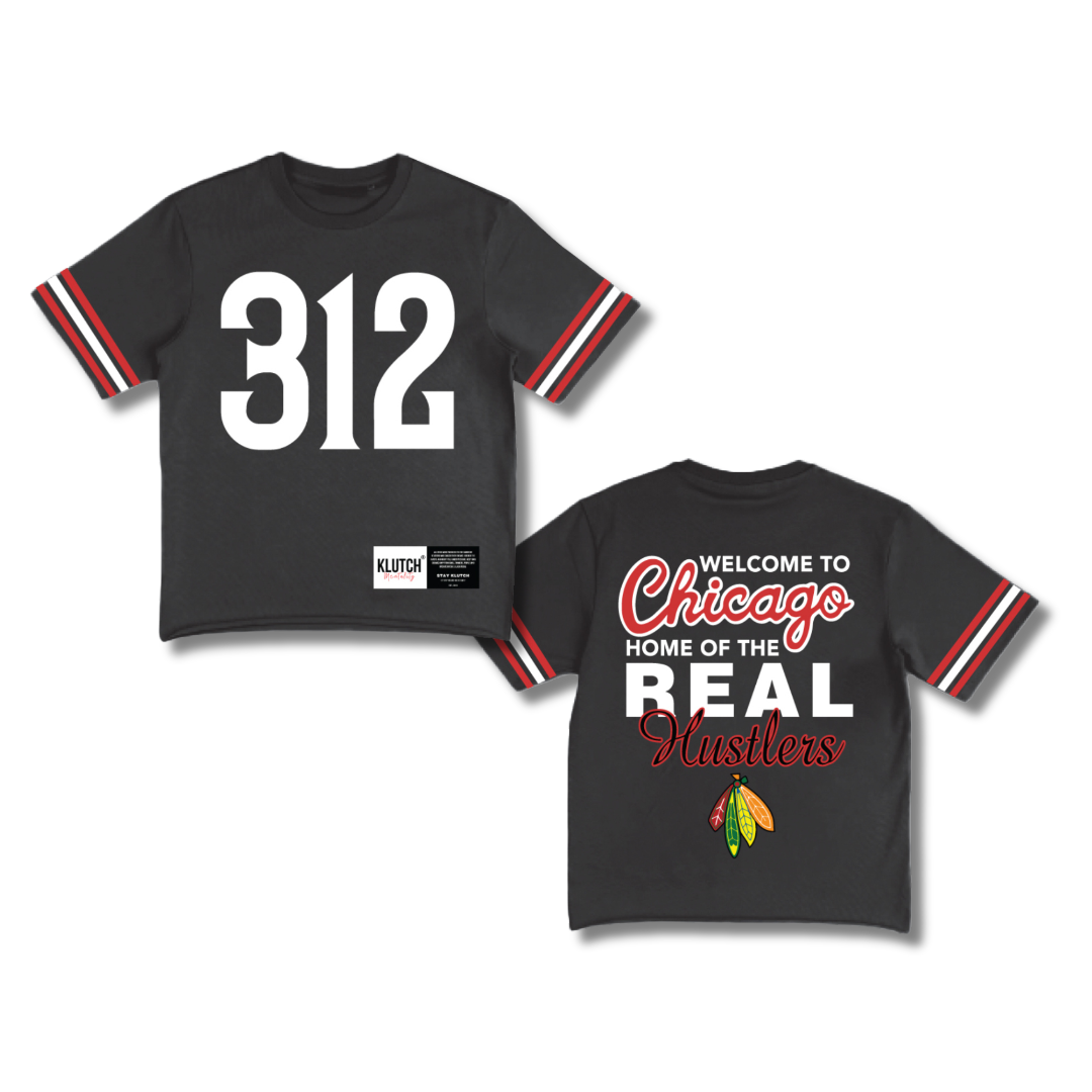 "312" BOXY JERSEY [BLACK]
